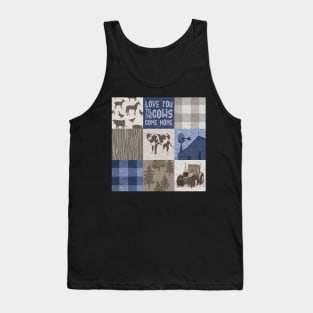 Til the cows come home - navy Tank Top